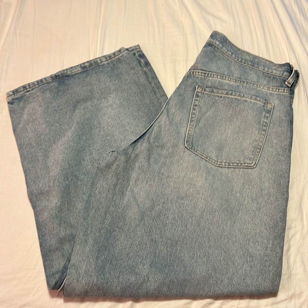 Old Navy, extra high-rise baggy, wide leg jeans